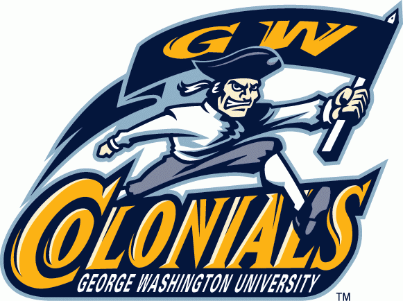 George Washington Colonials 1997-2008 Primary Logo t shirts DIY iron ons